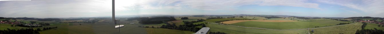 panorama z vìže (696m nad moøem)