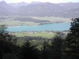 2. pohled z vlaku na jezero Wolfgangsee
